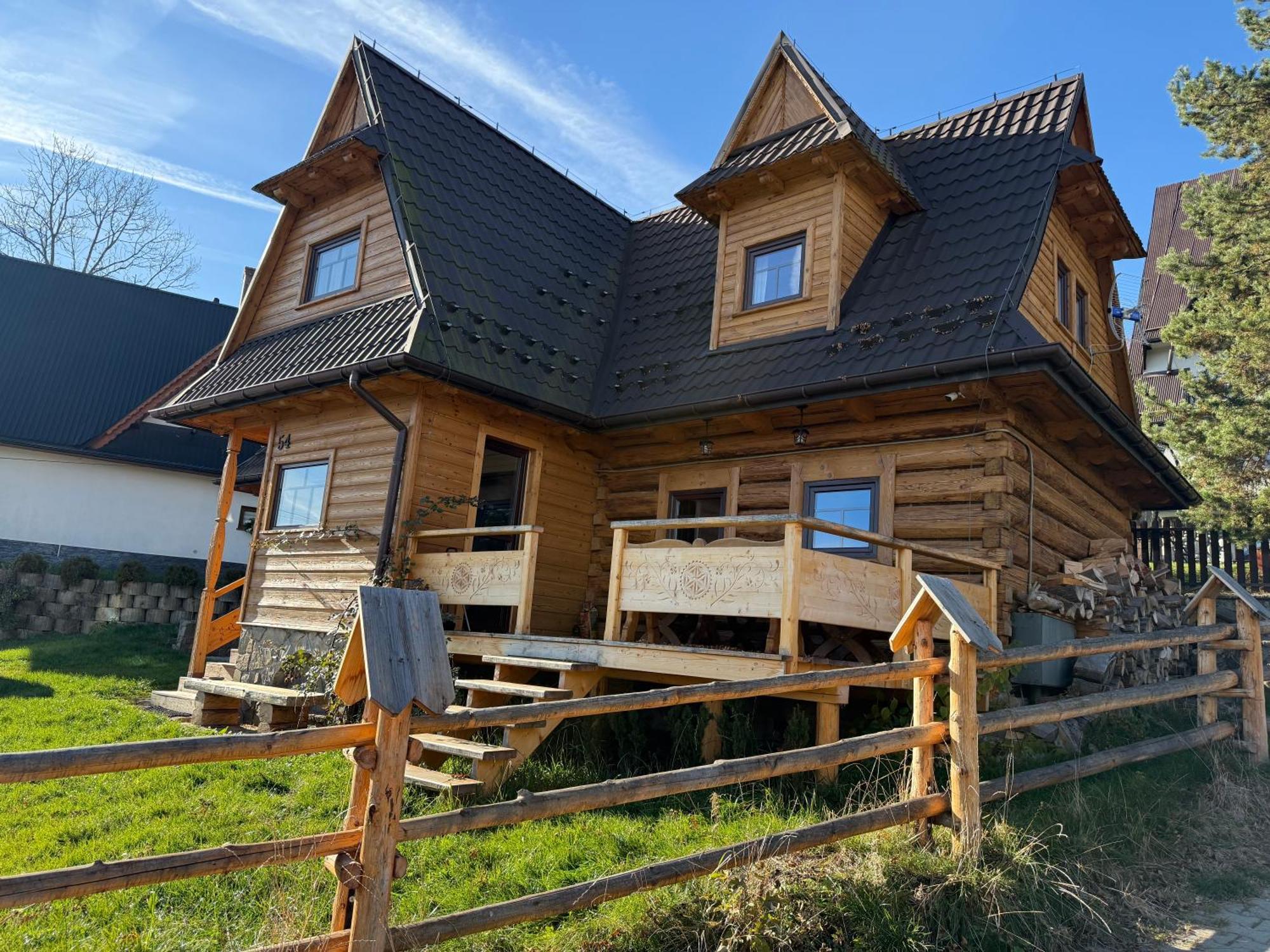 Lobrotno Gazdzina - Goralska Chalupa Na Wylacznosc Villa Bukowina Tatrzanska Bagian luar foto